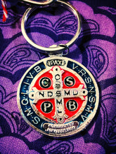 Load image into Gallery viewer, Saint Benedict Key Chain