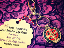 Load image into Gallery viewer, Saint Benedict Key Chain