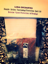 Load image into Gallery viewer, Double Action Uncrossing / Protection Spell Kit Reverse Curse