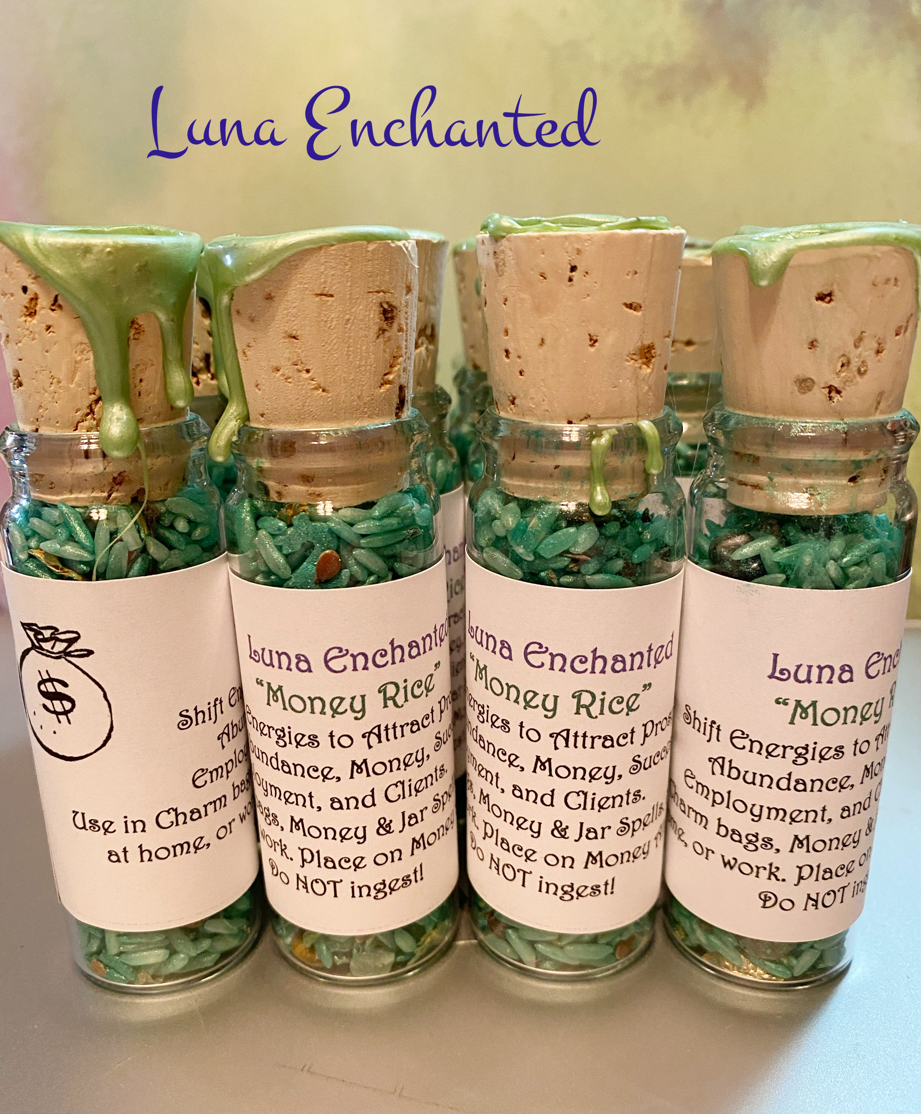 Hoodoo Green Money Rice – Luna Enchanted