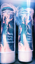 Load image into Gallery viewer, Archangel Gabriel Cleansing Clearing Positive Communication  Novena Candle
