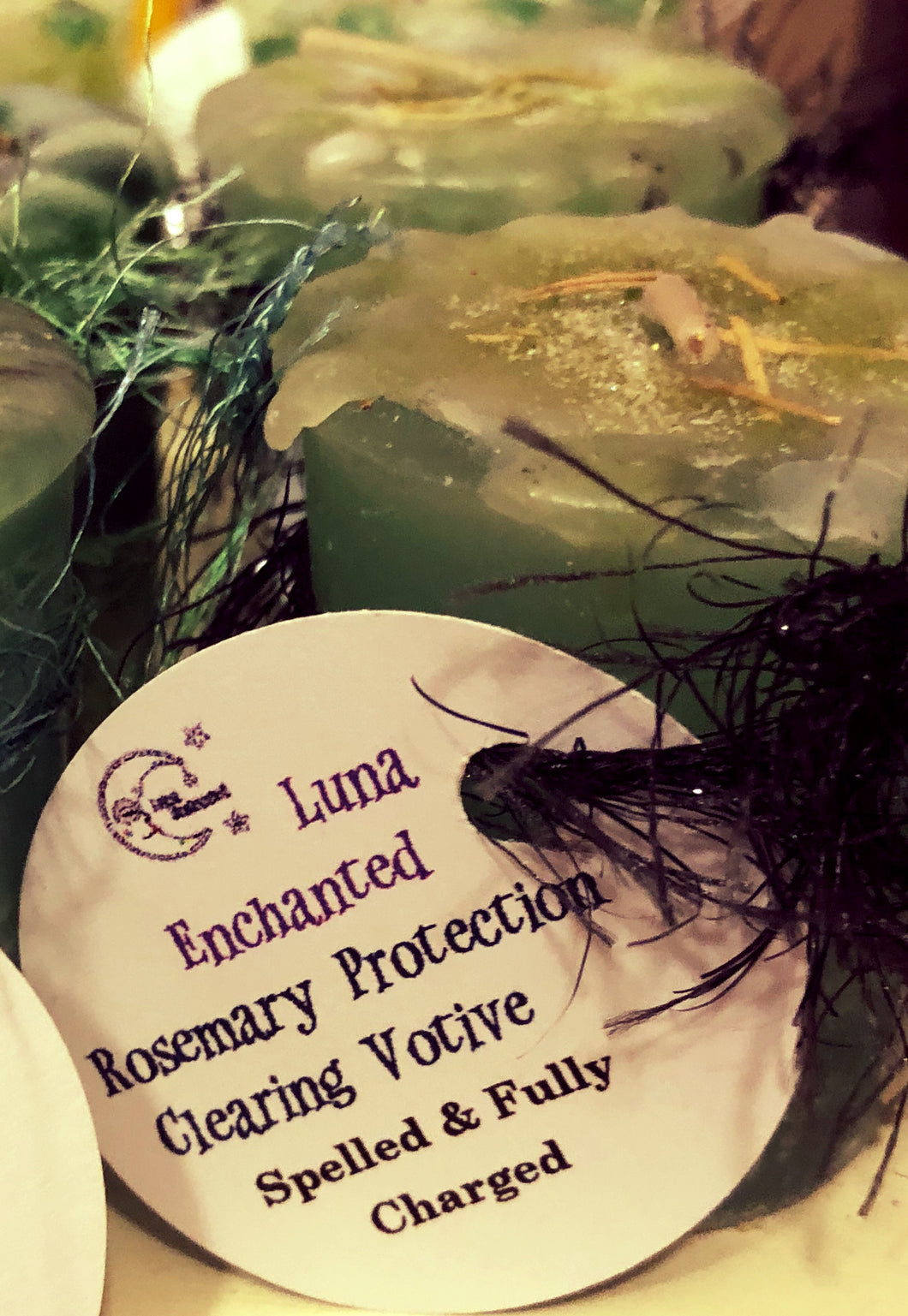 Rosemary Protection Votive Spell Candle